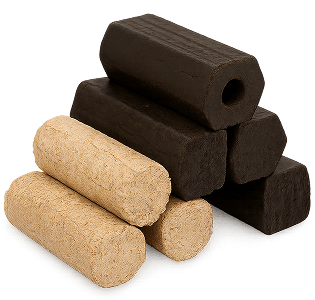 Briketts clever kombinieren